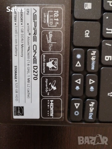 Лаптоп Acer One, снимка 3 - Лаптопи за дома - 50869702