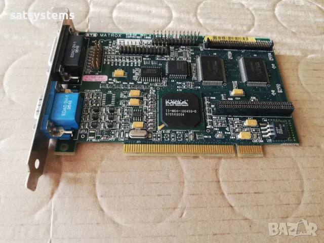 Видео карта Matrox MGA MYST/2BI/5 618-02 REV.A 2MB PCI, снимка 5 - Видеокарти - 47882852