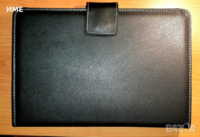 Универсален, кожен калъф за таблет 10.1" Medion MD 87129 с Bluetooth клавиатура, Черен, снимка 2 - Таблети - 27909123