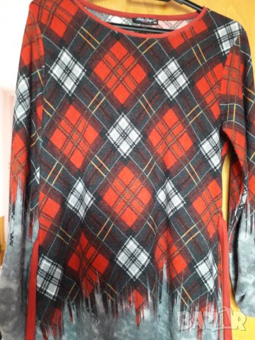 Дамска рокля туника с коланче, снимка 4 - Рокли - 27939385