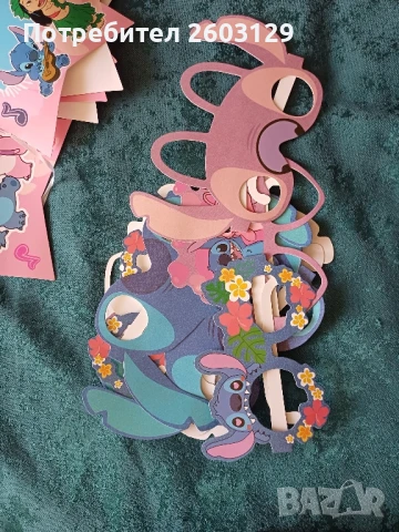 Украса за рожден ден на тема Стич, снимка 5 - Други - 50453469