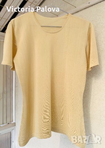 Копринена тениска/блуза, снимка 2 - Корсети, бюстиета, топове - 39847117