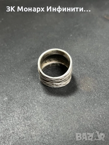 Сребърен пръстен , снимка 4 - Пръстени - 52058624