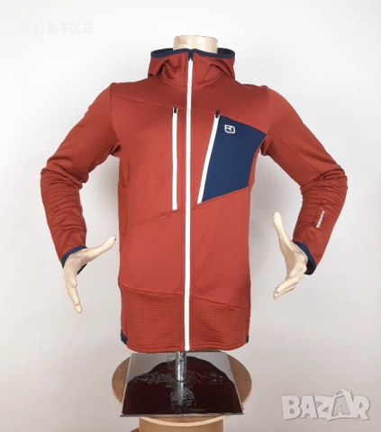 Ortovox Fleece Grid - Оригинално мъжко горнище размер L, снимка 3 - Спортни дрехи, екипи - 53570863