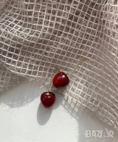 Нови атрактивни обеци черешки - като истински, снимка 9 - Обеци - 40186797