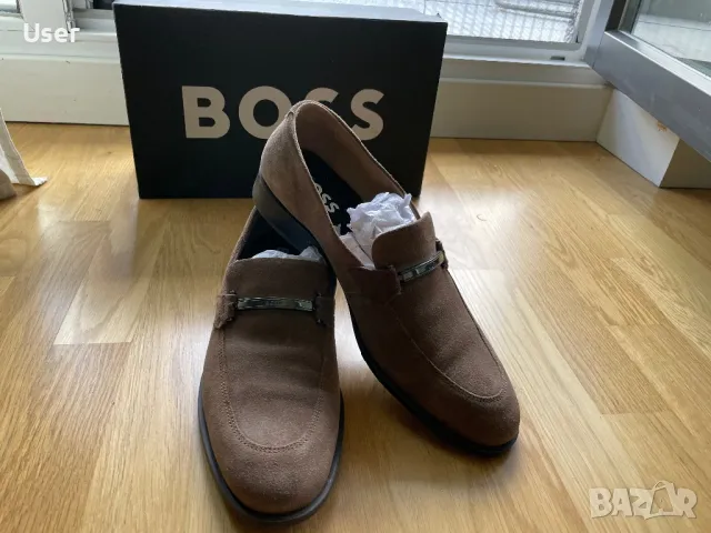 Мъжки мокасини Hugo boss , снимка 2 - Мокасини - 50337202