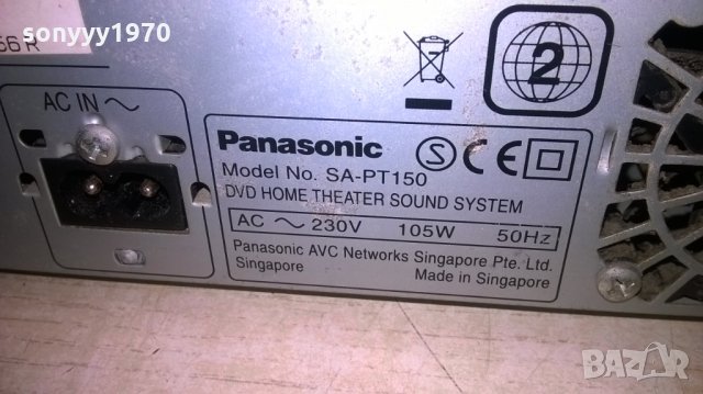 panasonic sa-pt150 dvd receiver-внос швеицария, снимка 15 - Ресийвъри, усилватели, смесителни пултове - 27447443