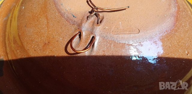 Керамична чиния за стена, маркировка "Керемедчиева", снимка 9 - Декорация за дома - 37523392