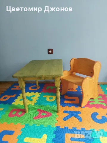 Детска маса,столче,етажерка, снимка 9 - Мебели за детската стая - 48951913