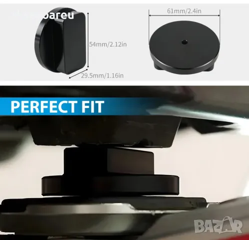 Здрава висококачествена алуминиева подложка адаптер за крик и подемник за коли алуминиев тампон BMW, снимка 10 - Аксесоари и консумативи - 48041126