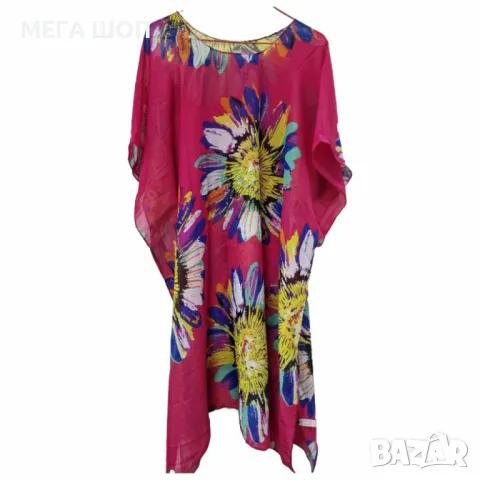 Плажна туника 90x90 – Перфектният избор за стил и комфорт през лятото, снимка 3 - Туники - 50193047