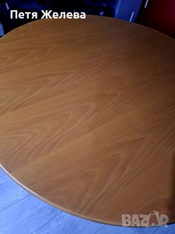Къгла трапезна маса от дърво/масив- Австрия , снимка 15 - Маси - 53128785