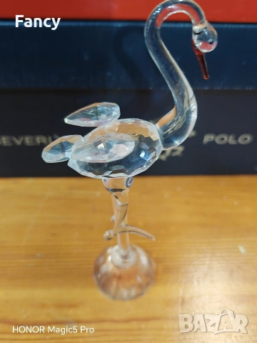 Кристална фигура 16/7 см, снимка 3 - Декорация за дома - 53452790