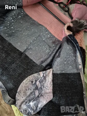 Бутиково палто, естествена кожа, снимка 10 - Якета - 48490517