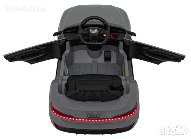 Audi SQ8 12V – Детски акумулаторен джип, Сив, EVA гуми, снимка 8 - Детски велосипеди, триколки и коли - 50418559