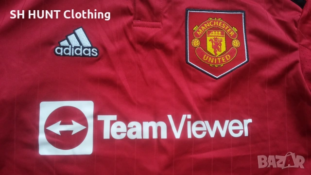 Adidas MANCHESTER UNITED Kids Footbal T-Shirt Размер 9-10 г / 140 см детска футболна тениска 19-68, снимка 6 - Детски тениски и потници - 53302409
