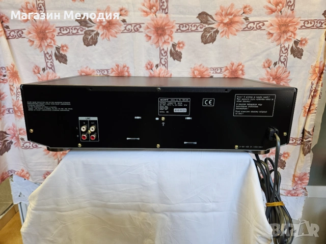 Касетен дек SONY TC-WE405  В отлично техническо и визуално състояние., снимка 8 - Декове - 52444910