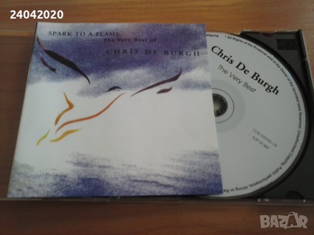 Chris de Burgh – Spark To A Flame матричен диск, снимка 1 - CD дискове - 42974405