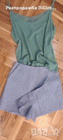 Лот пола-панталон и топ с дантела S , снимка 3 - Комплекти - 35830224
