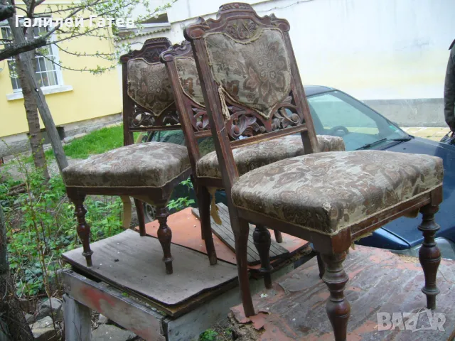 Старинни Единични Столове, снимка 15 - Антикварни и старинни предмети - 49108017