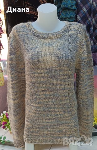 дамски пуловер-ръчно плетиво