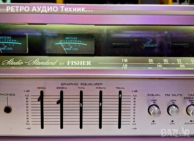 Много масивен винтидж стерео ресийвър Studio-Standart by Fisher, mod. RS-2004A , снимка 2 - Ресийвъри, усилватели, смесителни пултове - 51847029