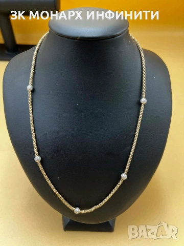 Златен ланец , снимка 2 - Колиета, медальони, синджири - 53555996