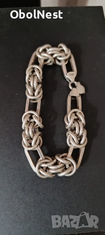 Сребърна гривна - 60 г (Сребро 925)