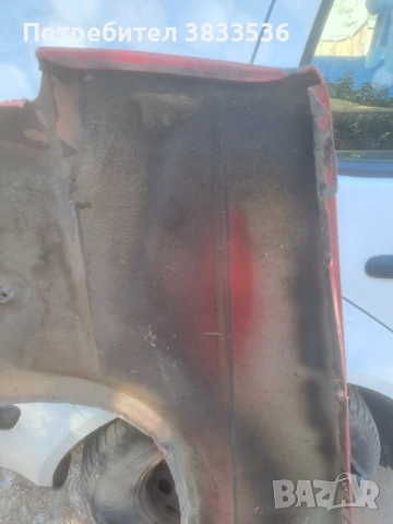 Преден десен калник Оригинален за Vw Golf Mk2 & Jetta Mk2 червен цвят, снимка 9 - Части - 51824845