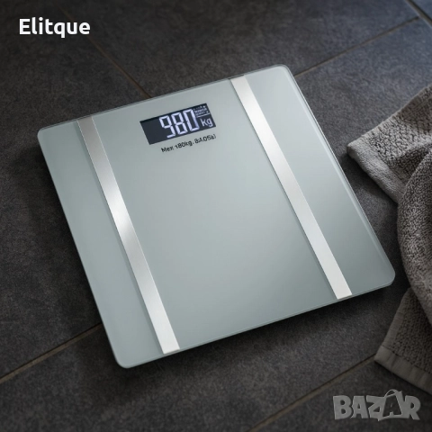 Дигитален кантар за тегло Rosberg R51650I, с Bluetooth, LCD екран, до 180кг, снимка 6 - Друга електроника - 52464992