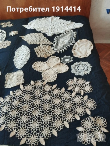 Ръчно плетени покривки едновремешни, снимка 17 - Декорация за дома - 50431536
