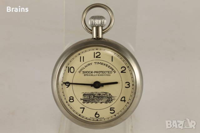 Австрийски ЖП-ски Джобен Часовник RAILWAY TIMEKEEPER
