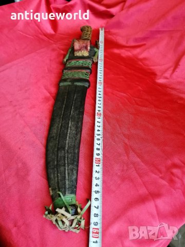 Огромна ТУАРЕГСКА Кама ,Меч ,Мачете 19 Век, снимка 7 - Антикварни и старинни предмети - 32959224