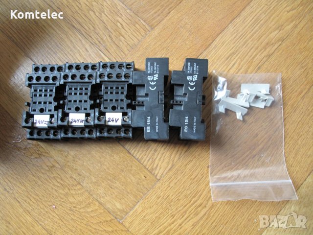 Цокли за релета ES 15/4 7 A 300 V, снимка 6 - Друга електроника - 28320395