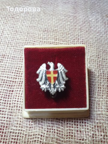 Гербова значка, снимка 2 - Антикварни и старинни предмети - 39803455