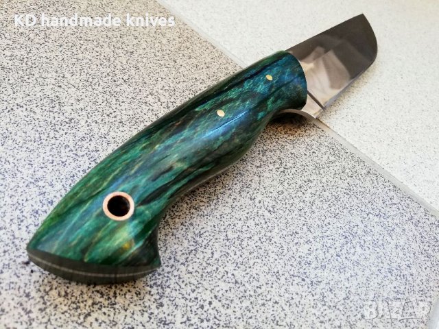 Ръчно изработен ловен нож от марка KD handmade knives ловни ножове, снимка 3 - Ловно оръжие - 39889876