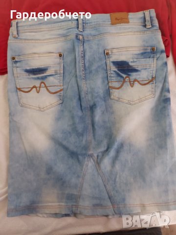Дънкова пола peppe jeans, снимка 4 - Поли - 37814940