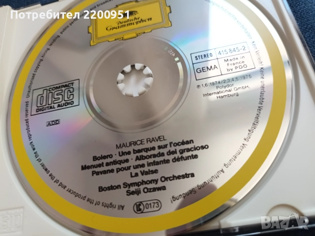 RAVEL-BOLERO, снимка 5 - CD дискове - 51746979