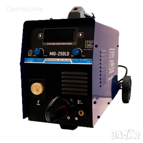 Телоподаващ синергичен апарат MIG250LD с количка комплект пълен, снимка 3 - Други инструменти - 43083757