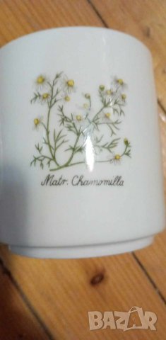 Порцеланова чаша Зелтман, серия Ботаника, снимка 4 - Чаши - 43960340