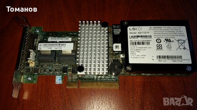 Чисто нов LSI MegaRAID SAS 9260-8i LSI00198 8 port 512MB cache, снимка 2 - Мрежови адаптери - 40809253