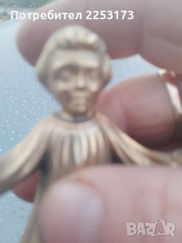 Католически свещник от месинг, снимка 3 - Декорация за дома - 38466182