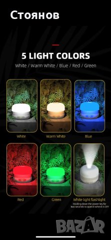 Мощна Къмпингова лампа за риболов - 6 в 1, снимка 10 - Въдици - 43270344