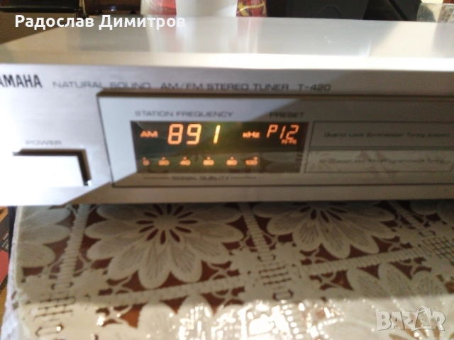 Тунер Yamaha T-420, снимка 2 - Ресийвъри, усилватели, смесителни пултове - 52319060