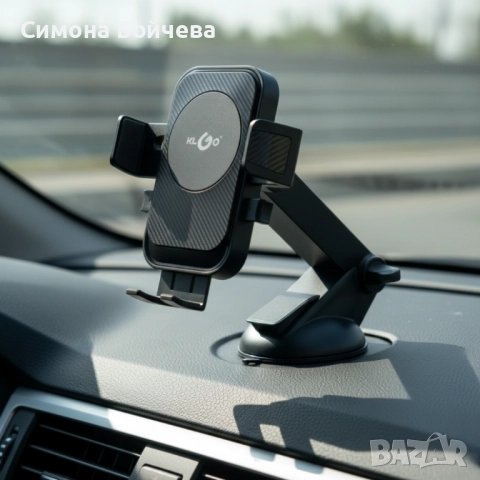 Стойка за телефон за кола KL GO Suction Cup Holder Z62 – 360° въртене, снимка 2 - Аксесоари и консумативи - 52819375