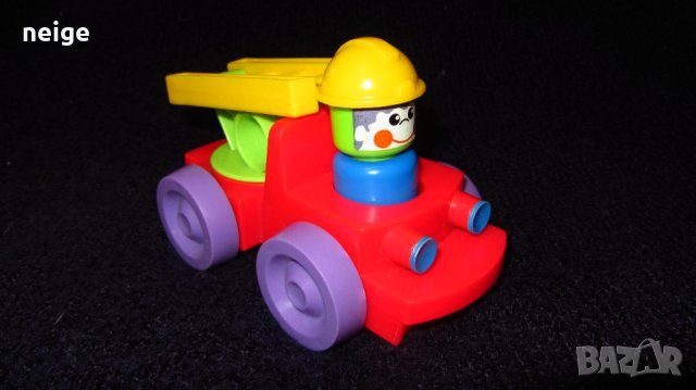 Mega bloks 15 части и човече, камион пожарна Fun time, снимка 2 - Коли, камиони, мотори, писти - 43804278