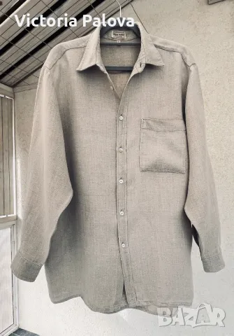 Риза груб лен ( био) HESSNATUR, снимка 7 - Ризи - 49510407