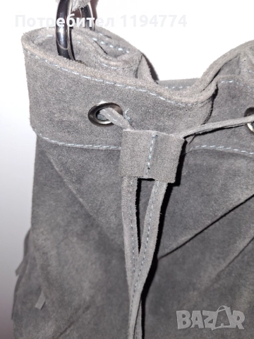 Естествен велур, снимка 4 - Чанти - 52352527