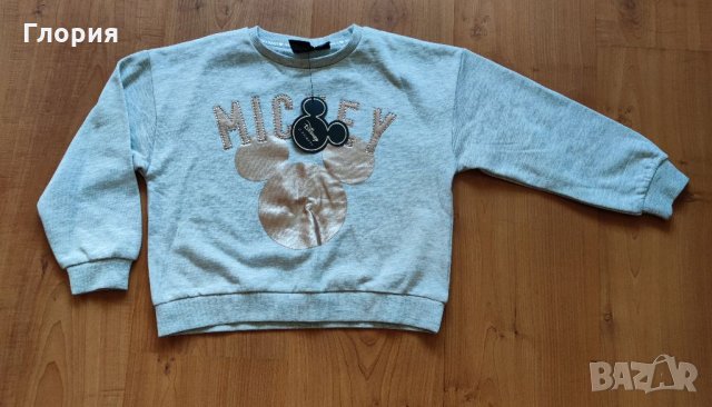 Блуза с дълъг ръкав MICKEY, Primark, снимка 1 - Детски Блузи и туники - 32687044