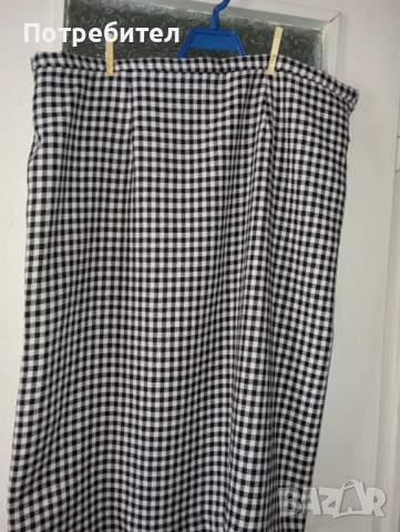 Дамски костюм – пола и сако за едри дами  /пипитен/, снимка 4 - Костюми - 52603811